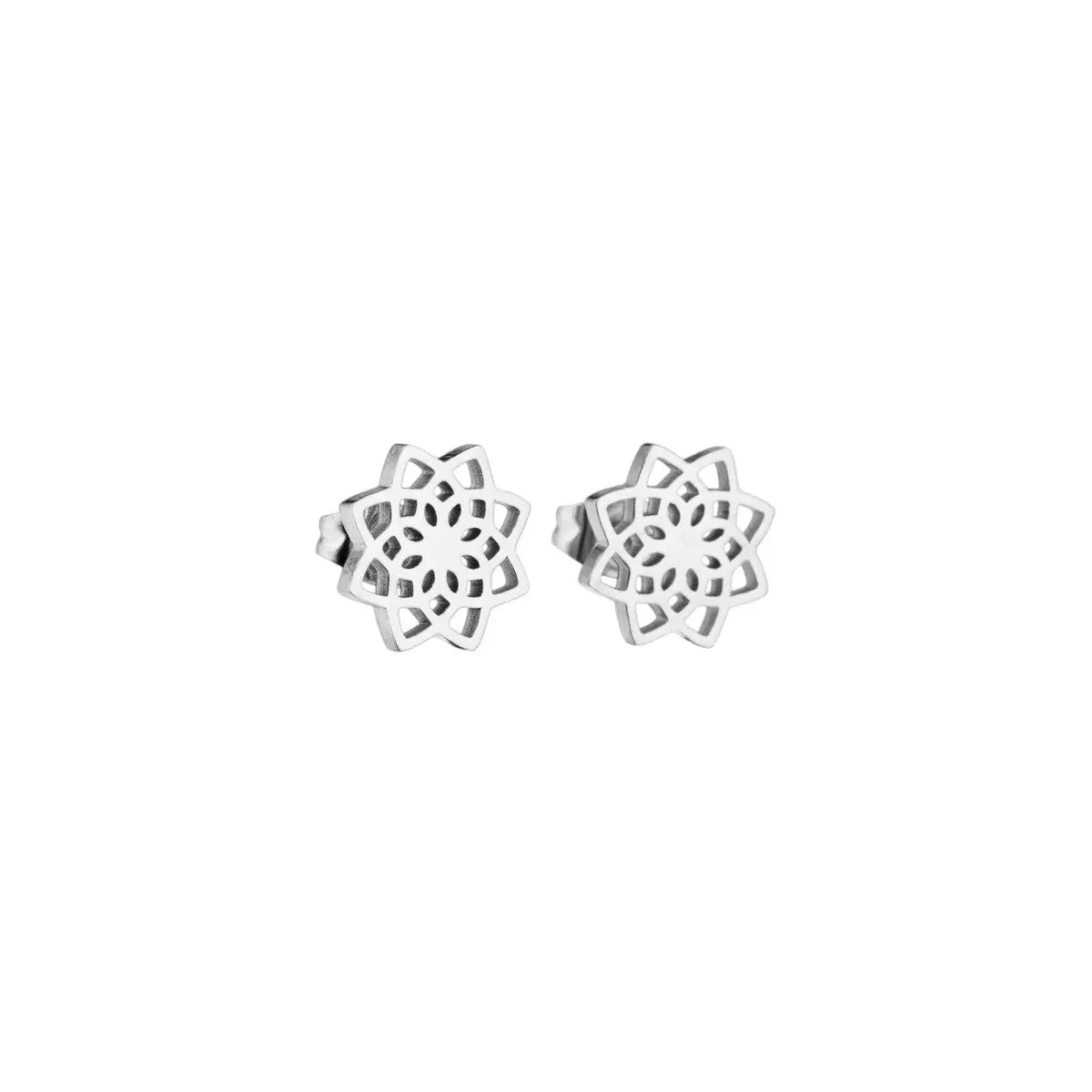 Multi-Ohrstecker aus Edelstahl, gedreht und glatt | Lucardi-DE Multi-Ohrstecker aus Edelstahl, gedreht und glatt | Lucardi-DE