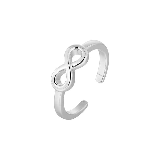 Vielring - Unendlichkeit Ring - 925 Silber - Silber