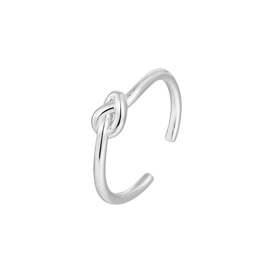 Vielring - Knoten Ring - 925 Silber - Silber