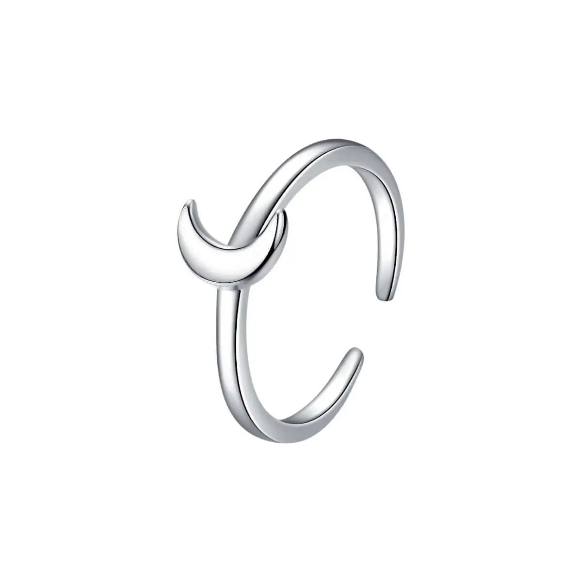 Vielring - Mond Paar Ringe Silber 925 • Paar Ringe - Silber / Kupfer