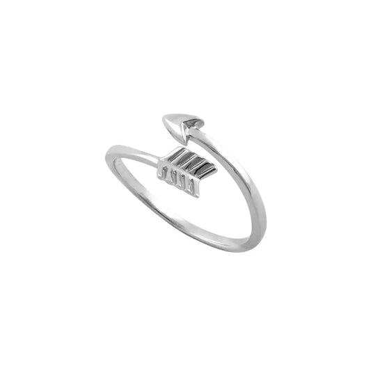 Vielring - Pfeil Ring • Offener Ring - Silber