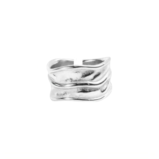 Unregelmäßiger konkaver Ring • Offener Ring Vielring