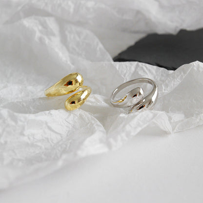 Drop Bubble Ring - 925 Silver