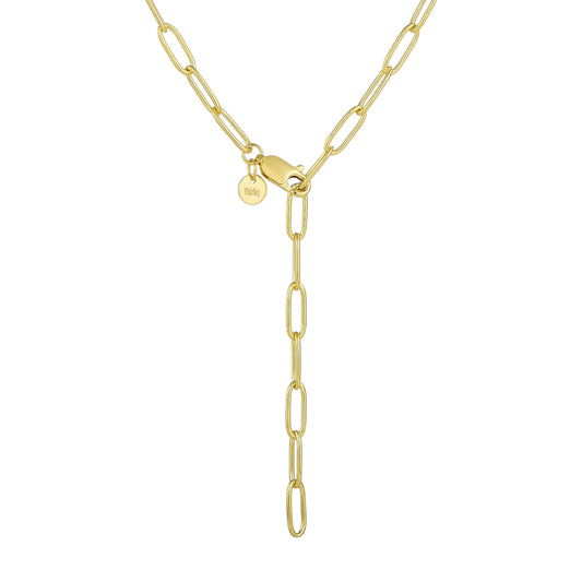 Square Zirconia Necklace - 925 Silver