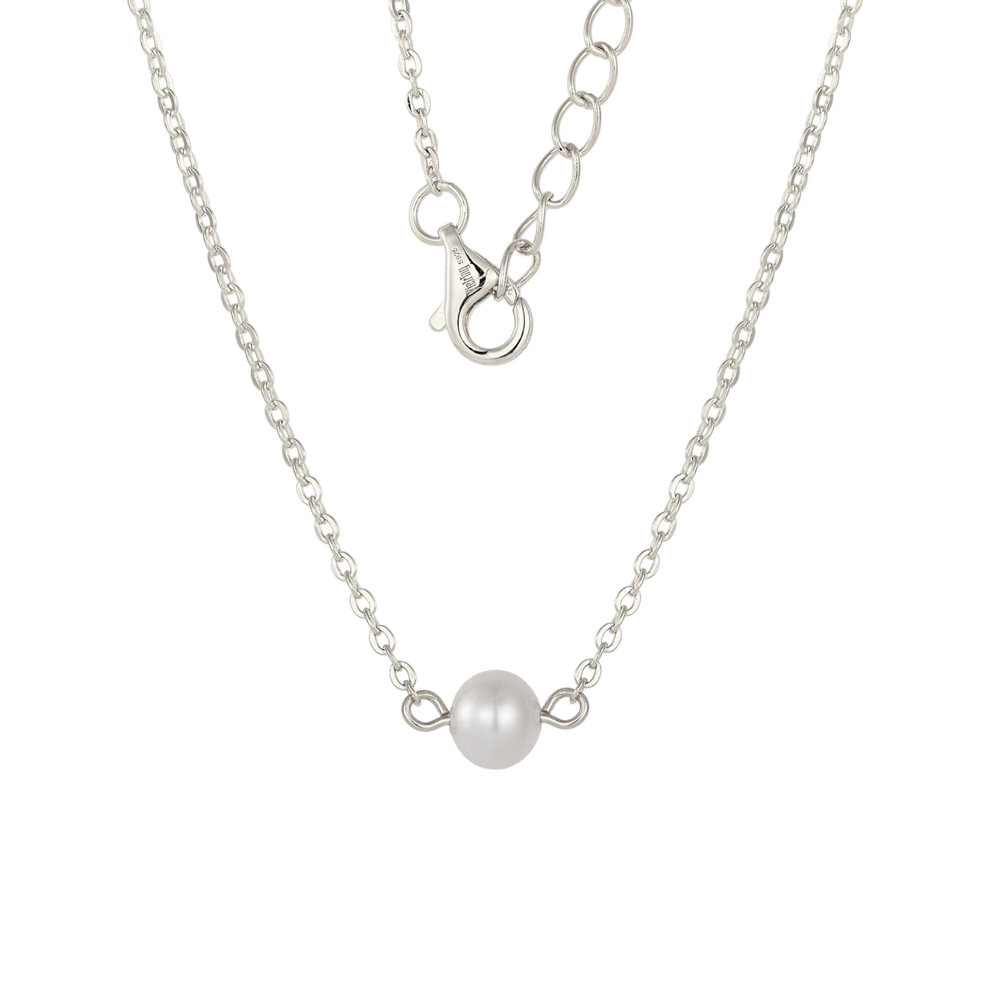 Perlen Halskette - 925 Silber