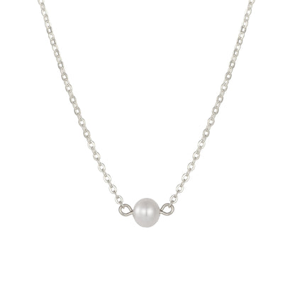 Perlen Halskette - 925 Silber