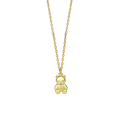 Square Zirconia Necklace - 925 Silver