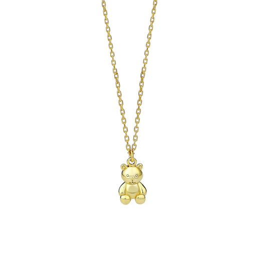 Square Zirconia Necklace - 925 Silver