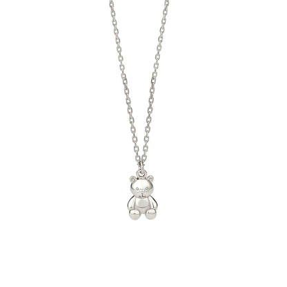 Square Zirconia Necklace - 925 Silver