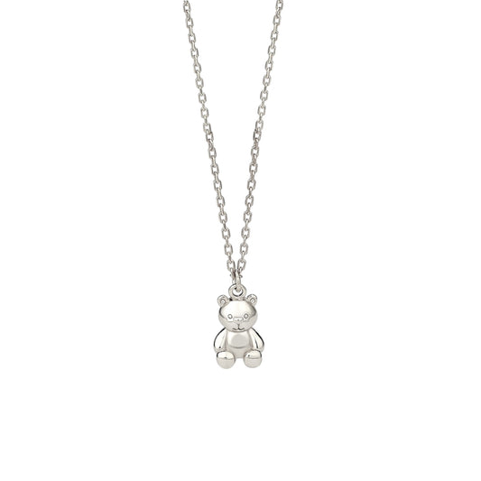 Square Zirconia Necklace - 925 Silver