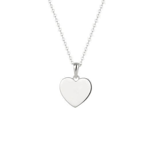 Square Zirconia Necklace - 925 Silver