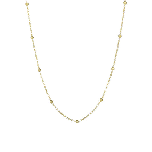 Square Zirconia Necklace - 925 Silver