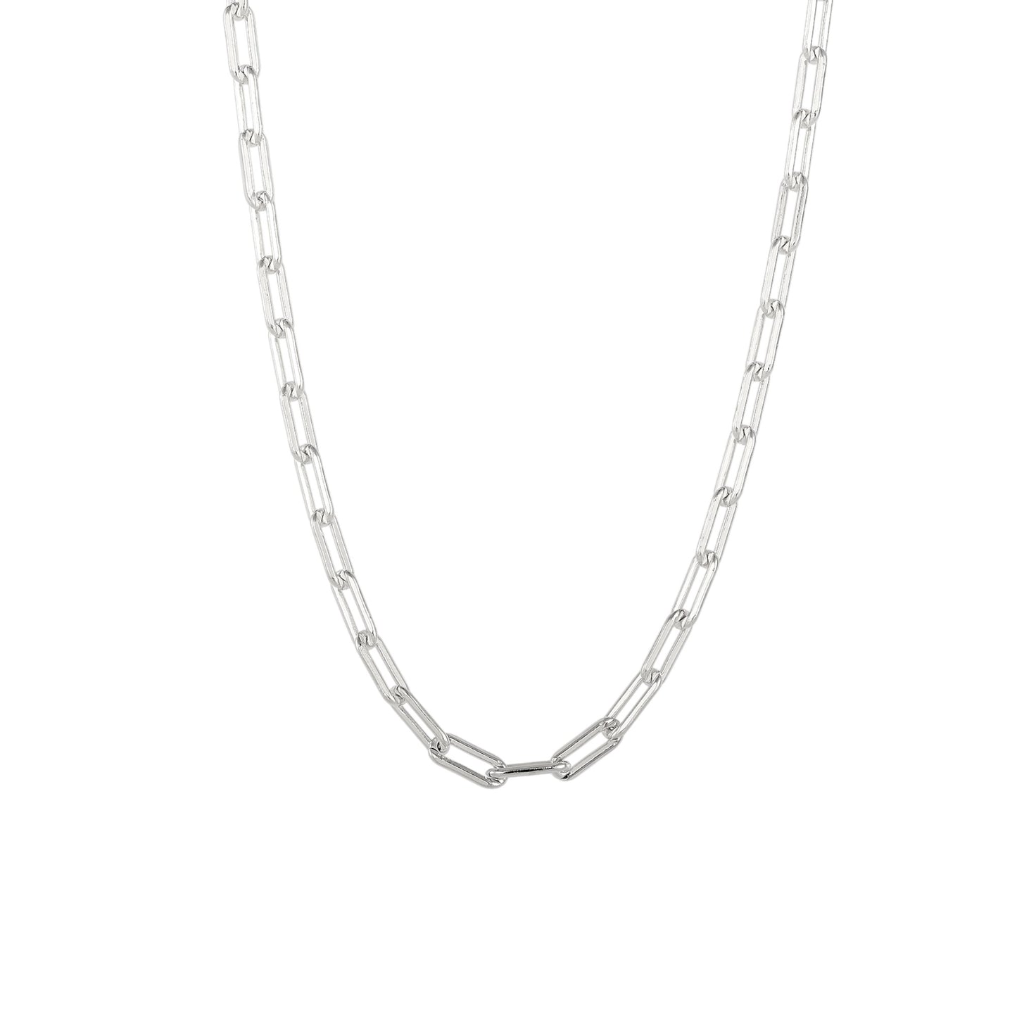 Gliederhalskette mit Herz - 925 Silber