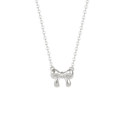 Square Zirconia Necklace - 925 Silver