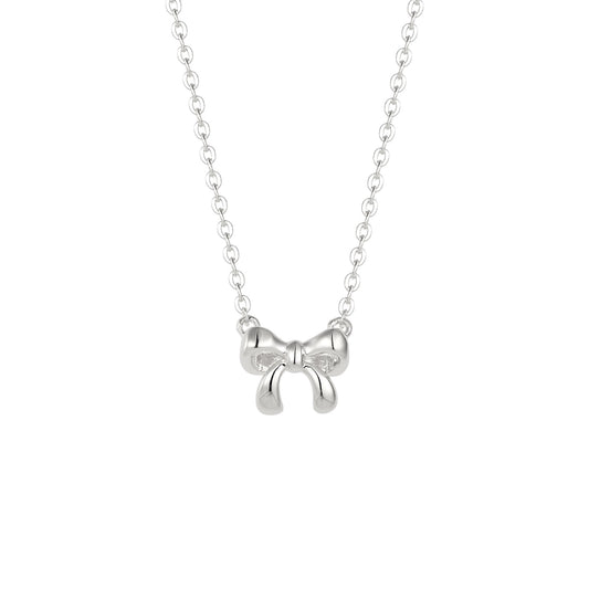 Schleifen Halskette - 925 Silber