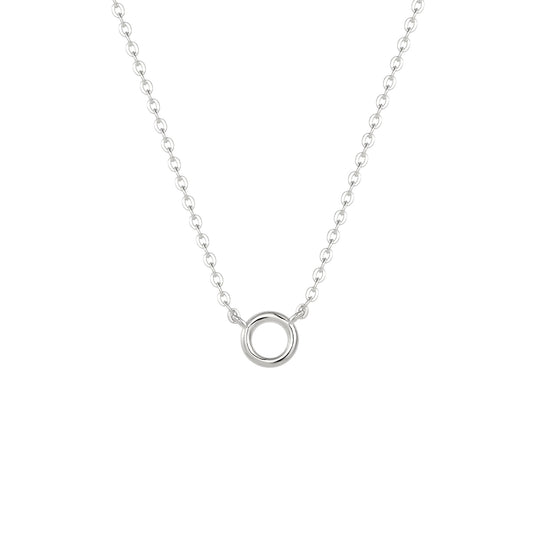 Kreis Halskette - 925 Silber