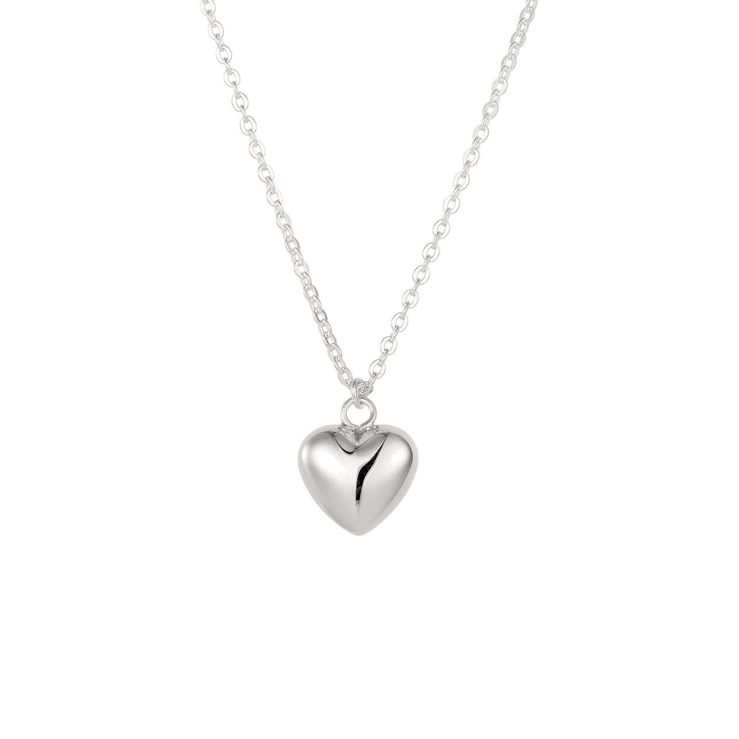 Square Zirconia Necklace - 925 Silver