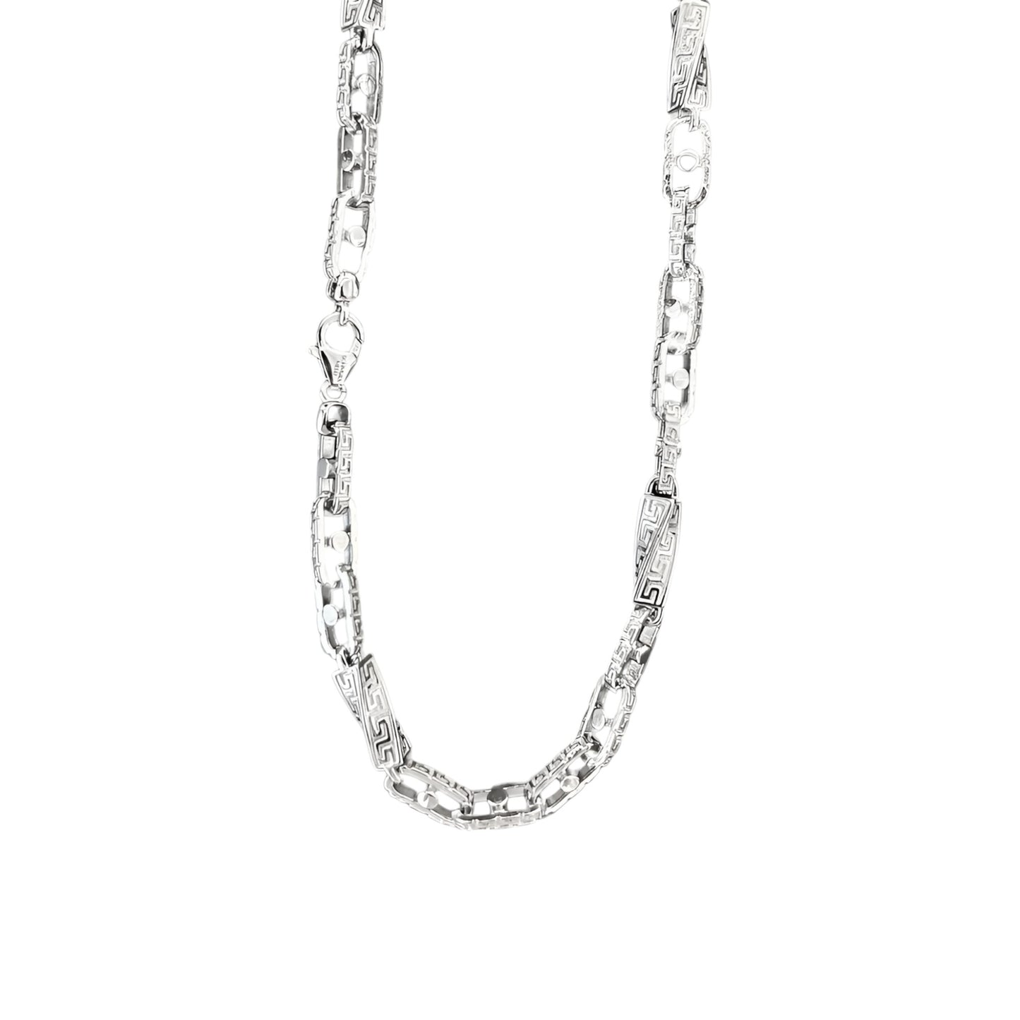 Vielring - Monte Carlo Kette 6mm - 925 Silber - Silber / 50 cm