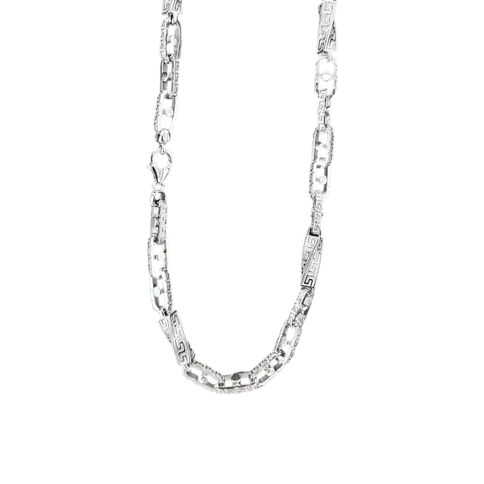 Vielring - Monte Carlo Kette 6mm - 925 Silber - Silber / 50 cm