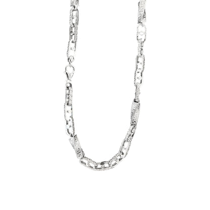 Vielring - Monte Carlo Kette 6mm - 925 Silber - Silber / 50 cm
