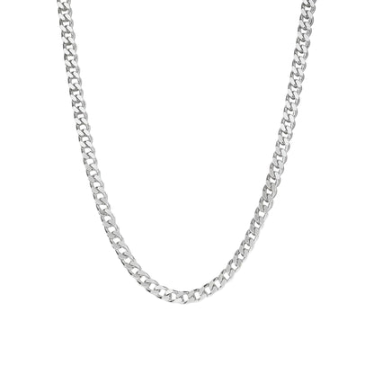 Vielring - Kubanische Halskette - Silberkette - 925 Silber / 3 mm / 45 cm