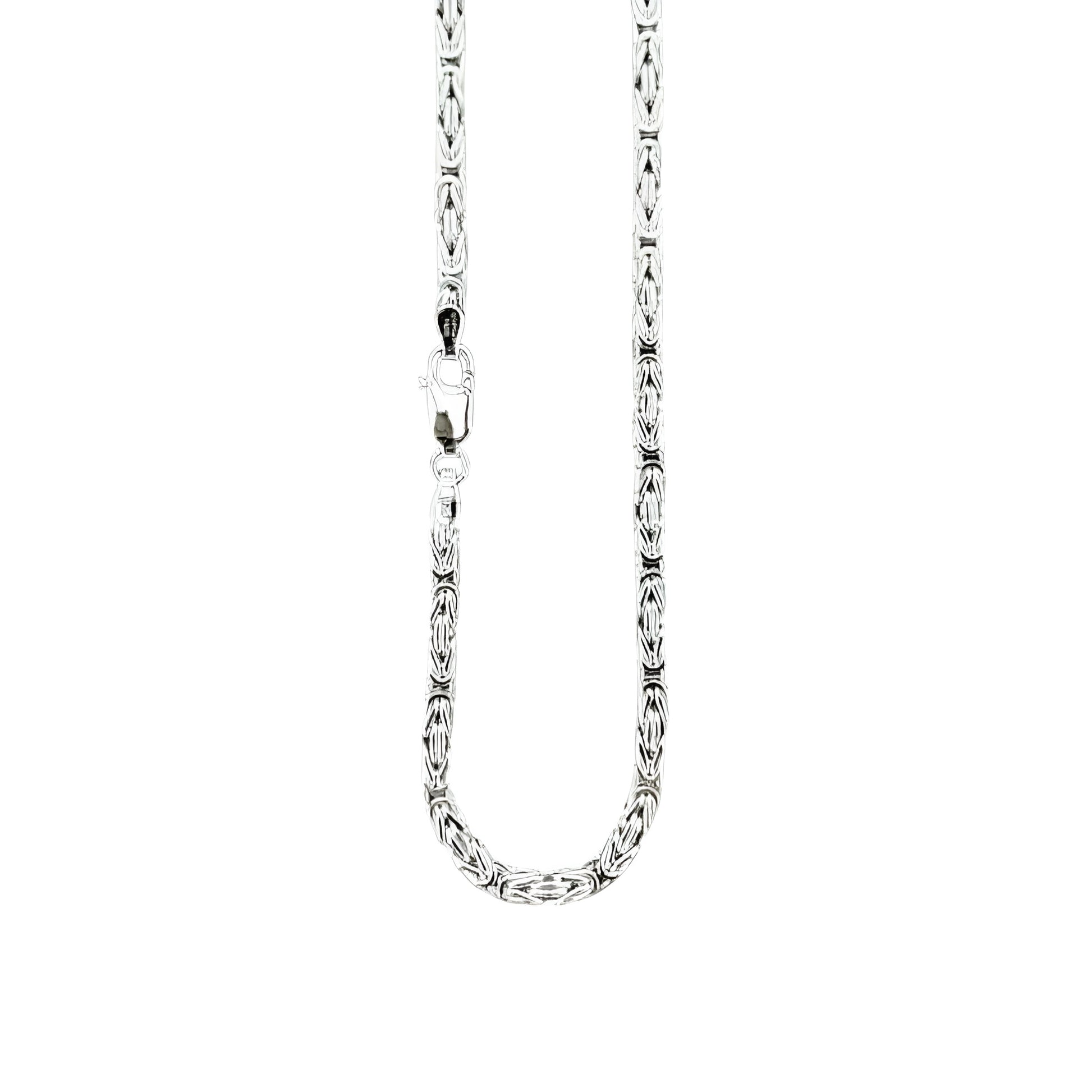 Vielring - Königskette 2,5 mm - 925 Silber - Silber / 50 cm