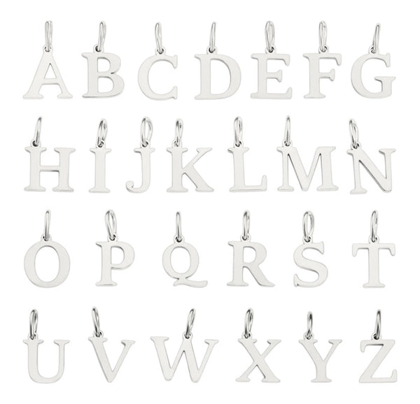 Bracelet Initial Pendant - 925 Silver #1