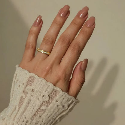 Runder Kristall Anti-Stress-Ring