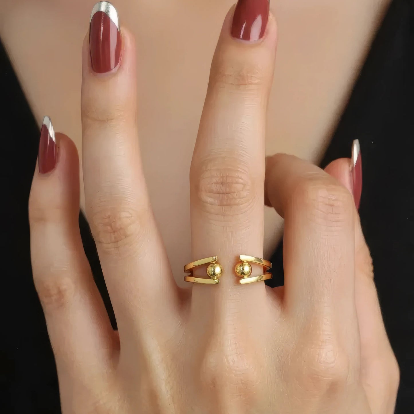 Pearl Rotating Ring - Stainless Steel