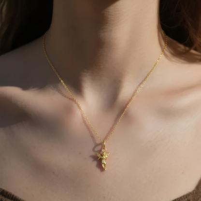 Gold Abstract Ring • 925 Sterling Silver Open Ring