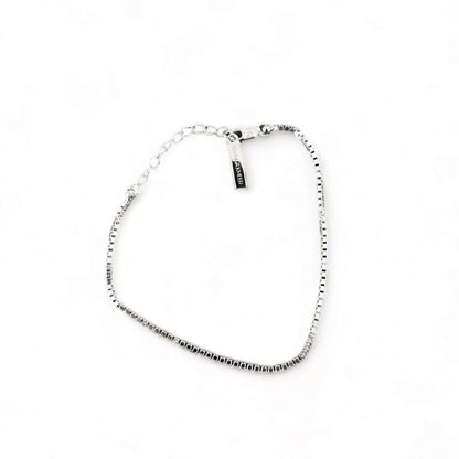 Vielring - Boxketten Armband verstellbar 1,5mm - 925 Silber - Silber / 16+3 cm