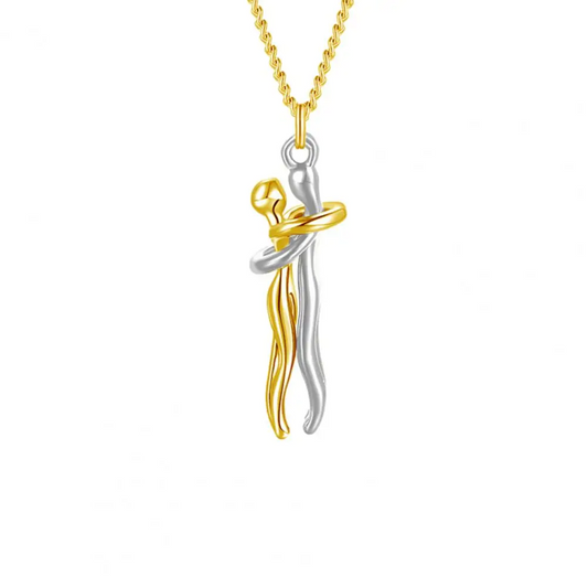 Vielring - Umarmungs-Halskette 925 Sterling Silber - Gold