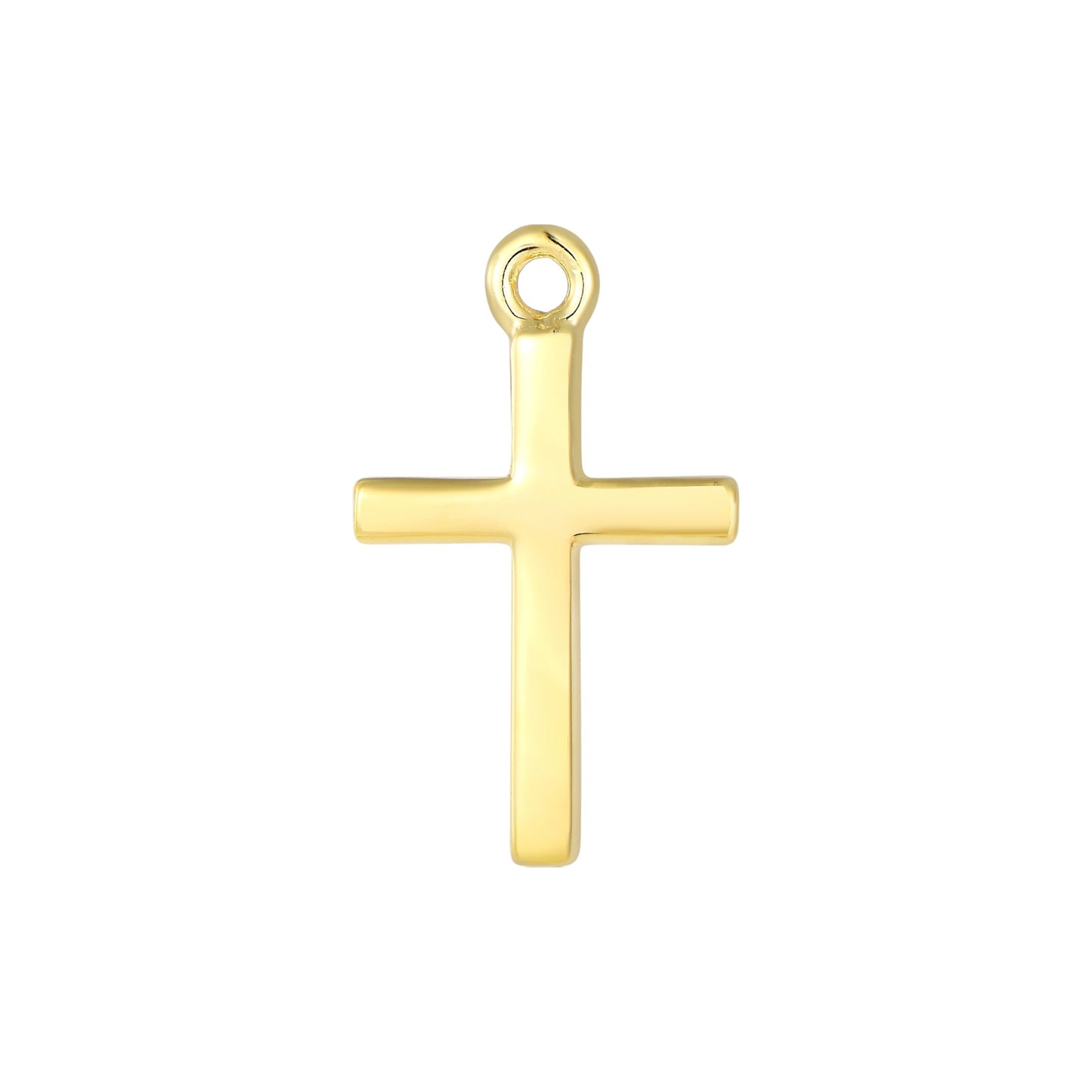 Vielring - Kreuz Charm - 925 Silber - Gold