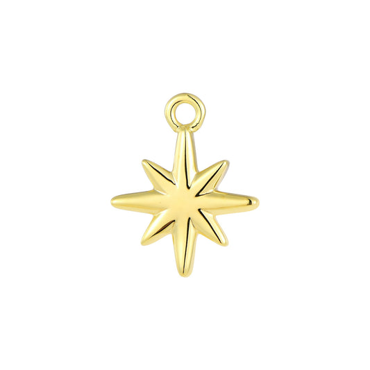 Vielring - Nordstern Charm - 925 Silber - Gold