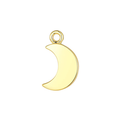 Vielring - Halbmond Charm - 925 Silber - Gold