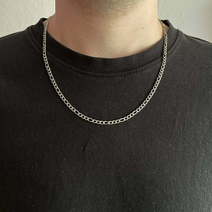 Vielring - Figaro Halskette - Silber / 50 cm