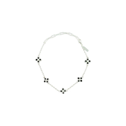 Kleeblatt Armband - 925 Silber