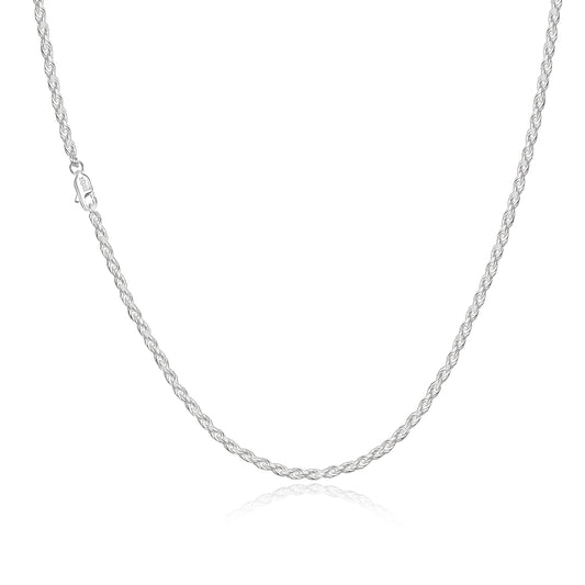 Kordelkette Rope Chain 3,5 mm - 925 Silber