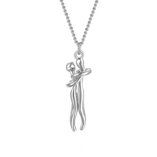 Vielring - Umarmungs-Halskette 925 Sterling Silber - Silber