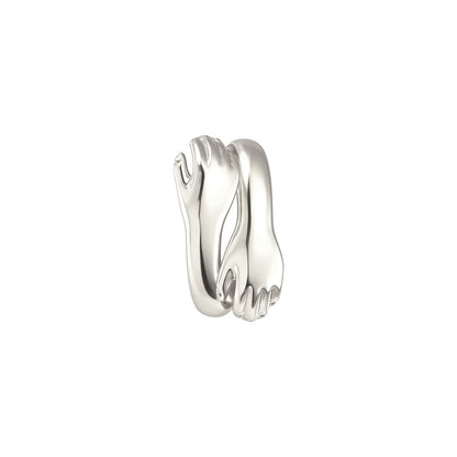 Vielring - Umarmender Ear Cuff - 925 Silber - Silber / Einzeln