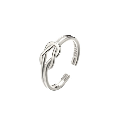 Knoten Ring - 925 Silber