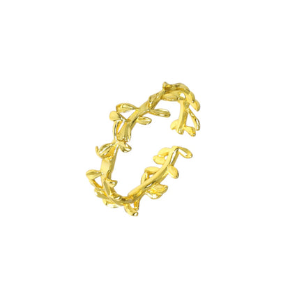 Blumen Ring - 925 Silber