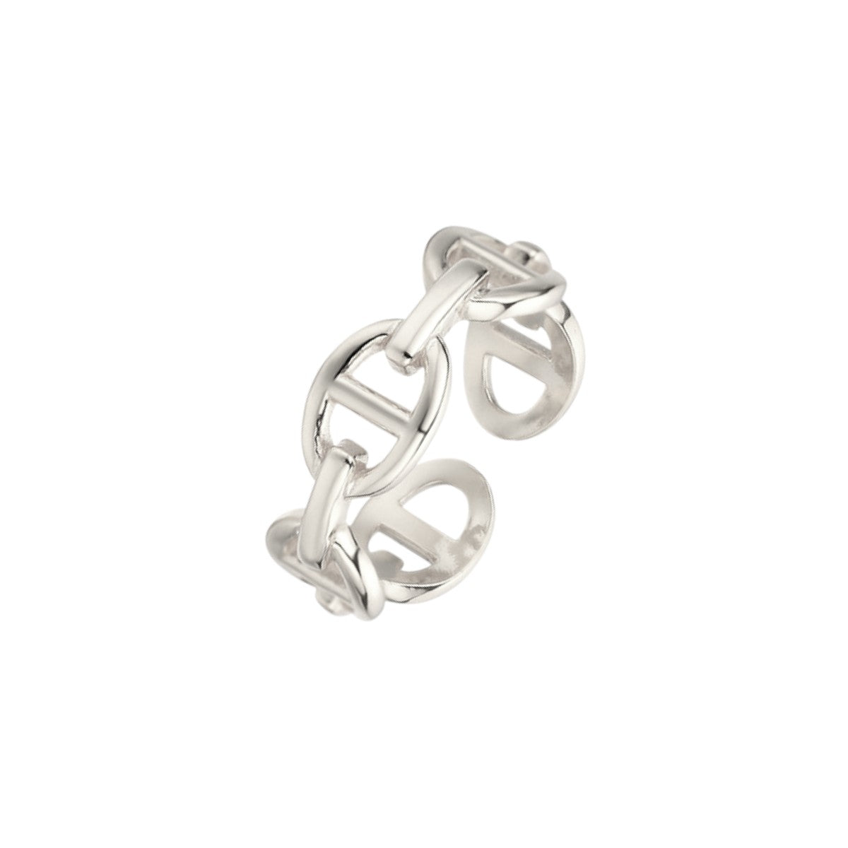 Geometrischer Ring - 925 Silber