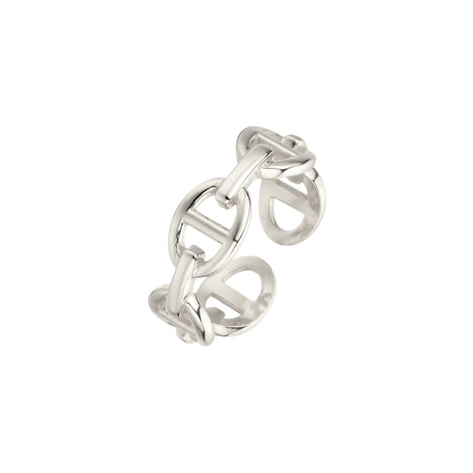 Geometrischer Ring - 925 Silber