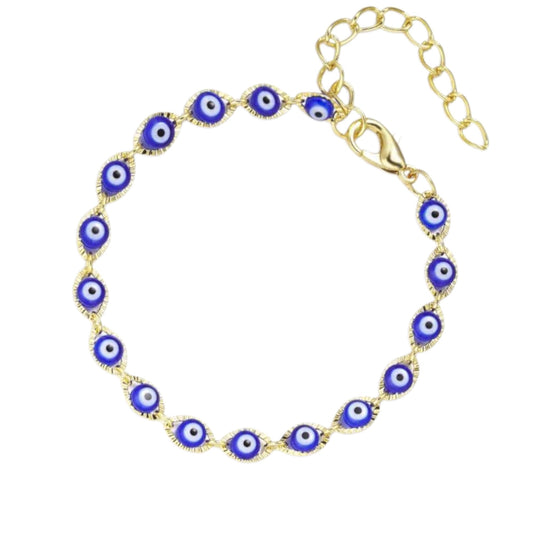 Buntes Augen Armband - Edelstahl