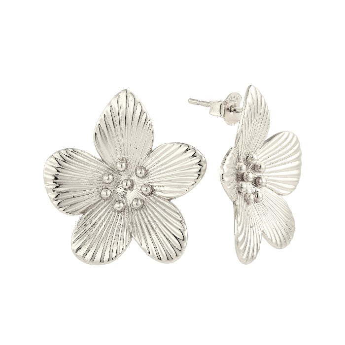 Dainty crystal hoop earrings • Zirconia crystals