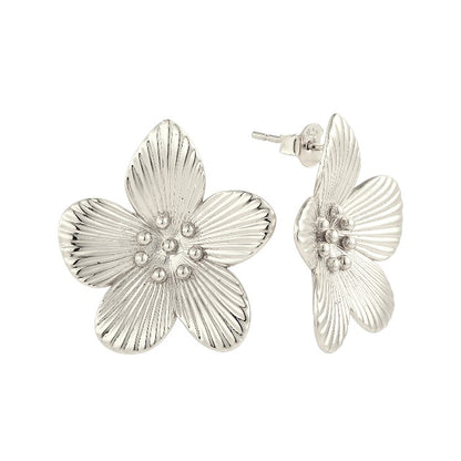 Dainty crystal hoop earrings • Zirconia crystals