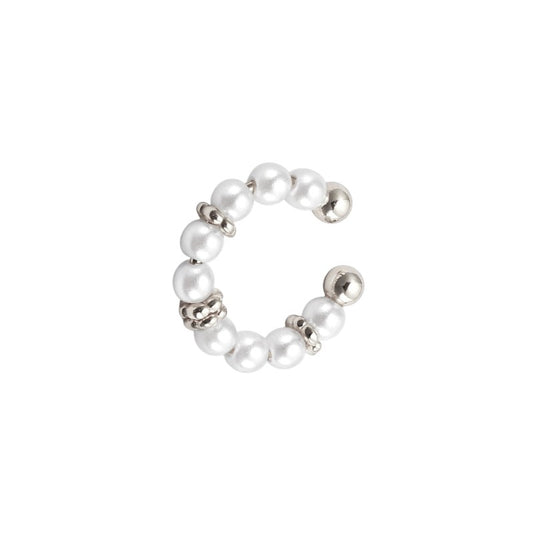 Süßwasserperlen Ear Cuff - 925 Silber