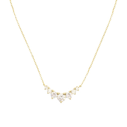 Gold Abstract Ring • 925 Sterling Silver Open Ring