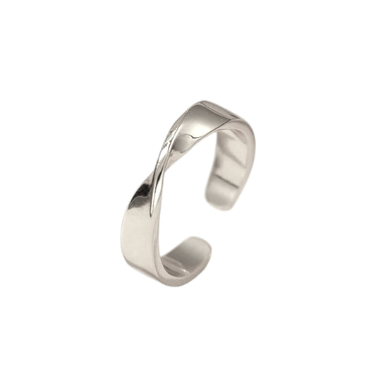 Gedrehter Ring - 925 Silber